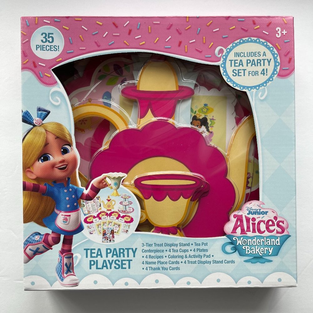 Disney Junior Alices Wonderland Bakery Tea Party Playset